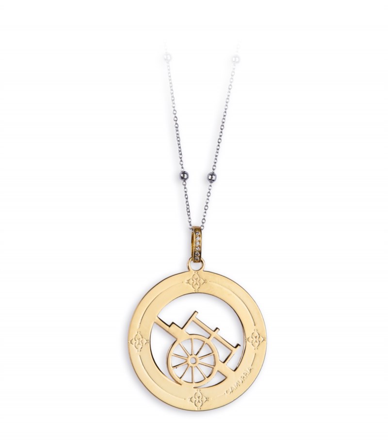 Collana CAMURRIA U carrettu Acciaio Acciaio dorato Donna