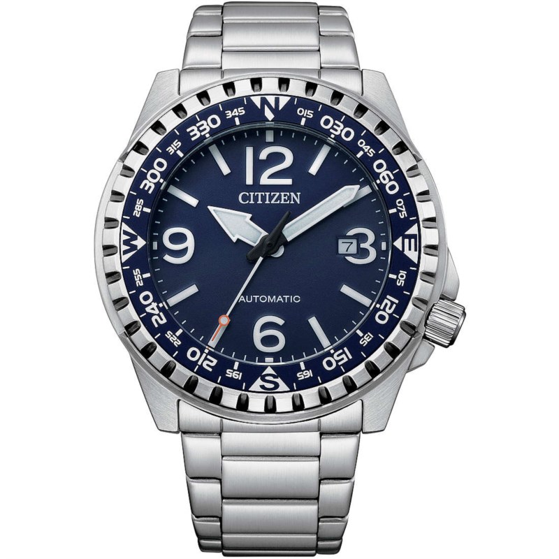 Orologio Automatico CITIZEN Military Nj2191-82l Acciaio 46 mm Uomo