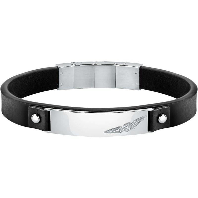 Bracciale SECTOR Bandy Szv80 Acciaio Pelle Pelle Uomo