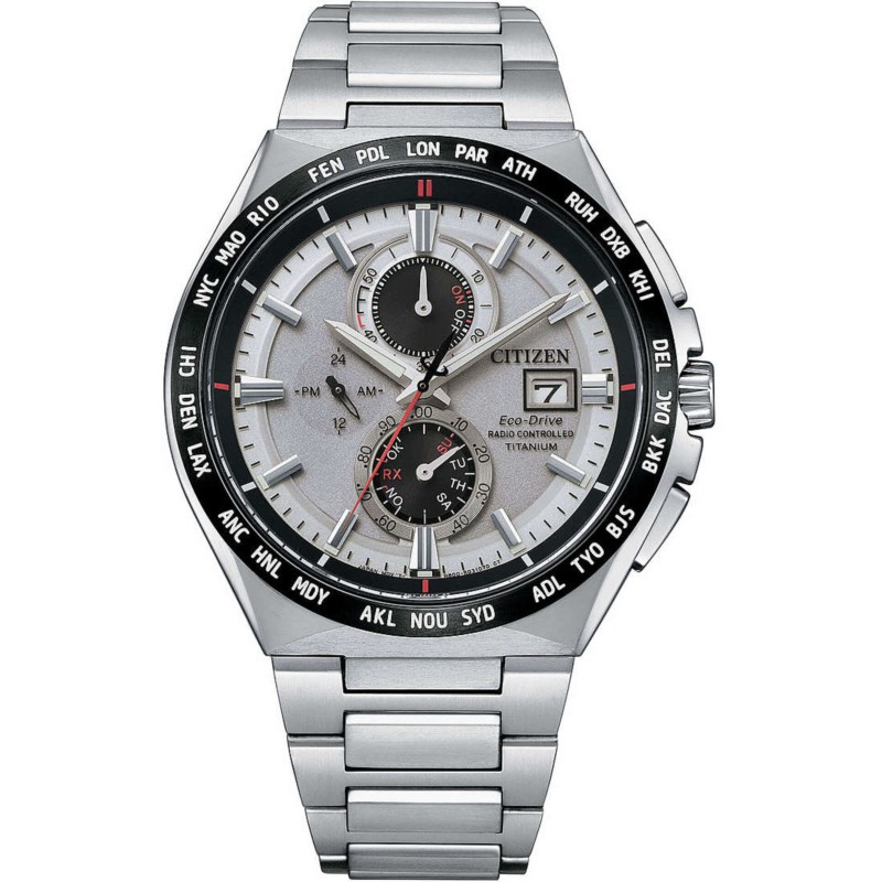 Orologio Eco drive CITIZEN H800 titanio At8234-85a Titanio 43 mm Uomo