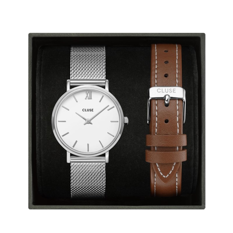 Orologio Quarzo CLUSE Minuit Cg10207 Acciaio 33 mm Donna