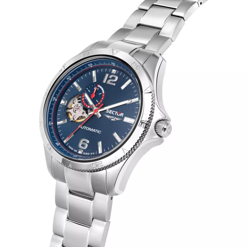 Orologio Automatico SECTOR Collezione 650 R3223231001 Acciaio 43 mm Uomo