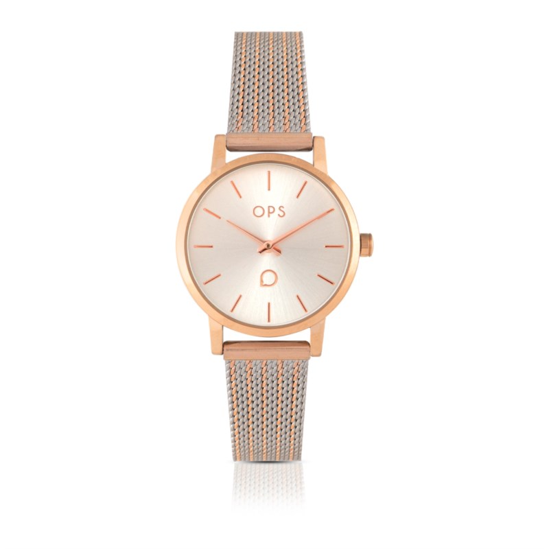 Orologio Quarzo OPS! Unconventional love Opspw-878 Metallo 30 mm Donna