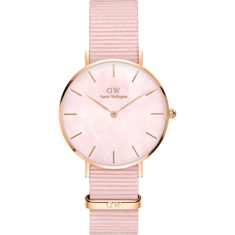 Orologio Quarzo DANIEL WELLINGTON Petite coral Dw00100515 Acciaio rosa 32  mm Donna