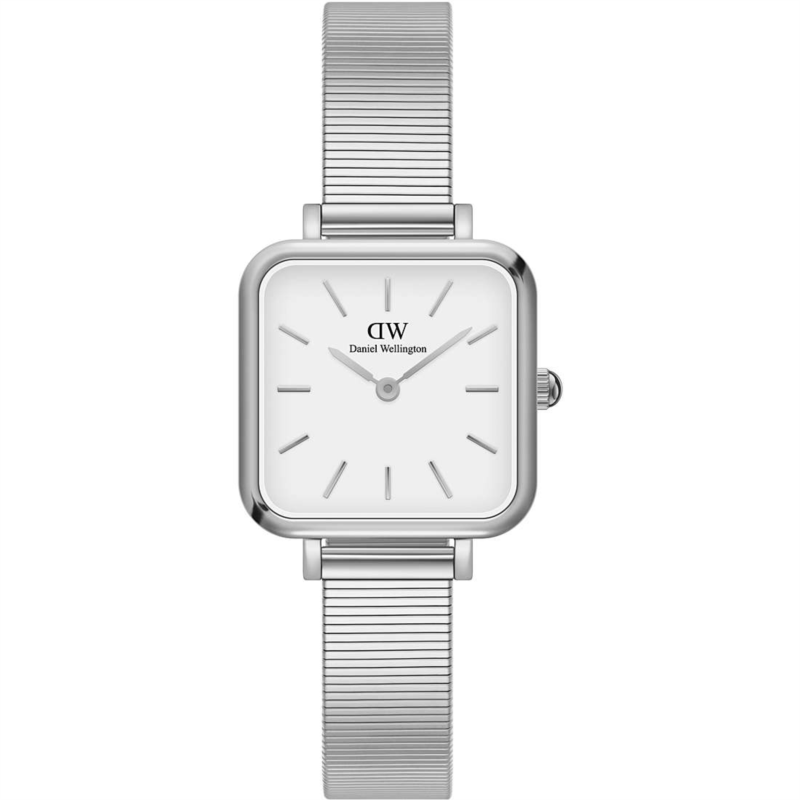 Orologio Quarzo DANIEL WELLINGTON Quadro Dw00100521 Acciaio 22 mm Donna