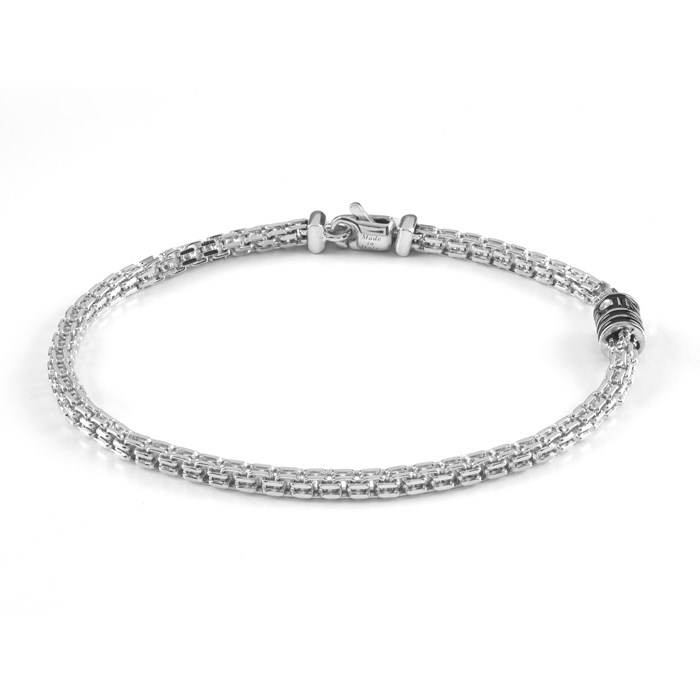 bracciale argento uomo