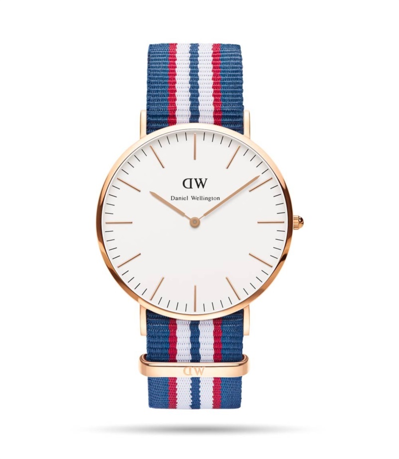 Orologio Quarzo DANIEL WELLINGTON Belfast 0113dw Acciaio rosa 40 mm Uomo