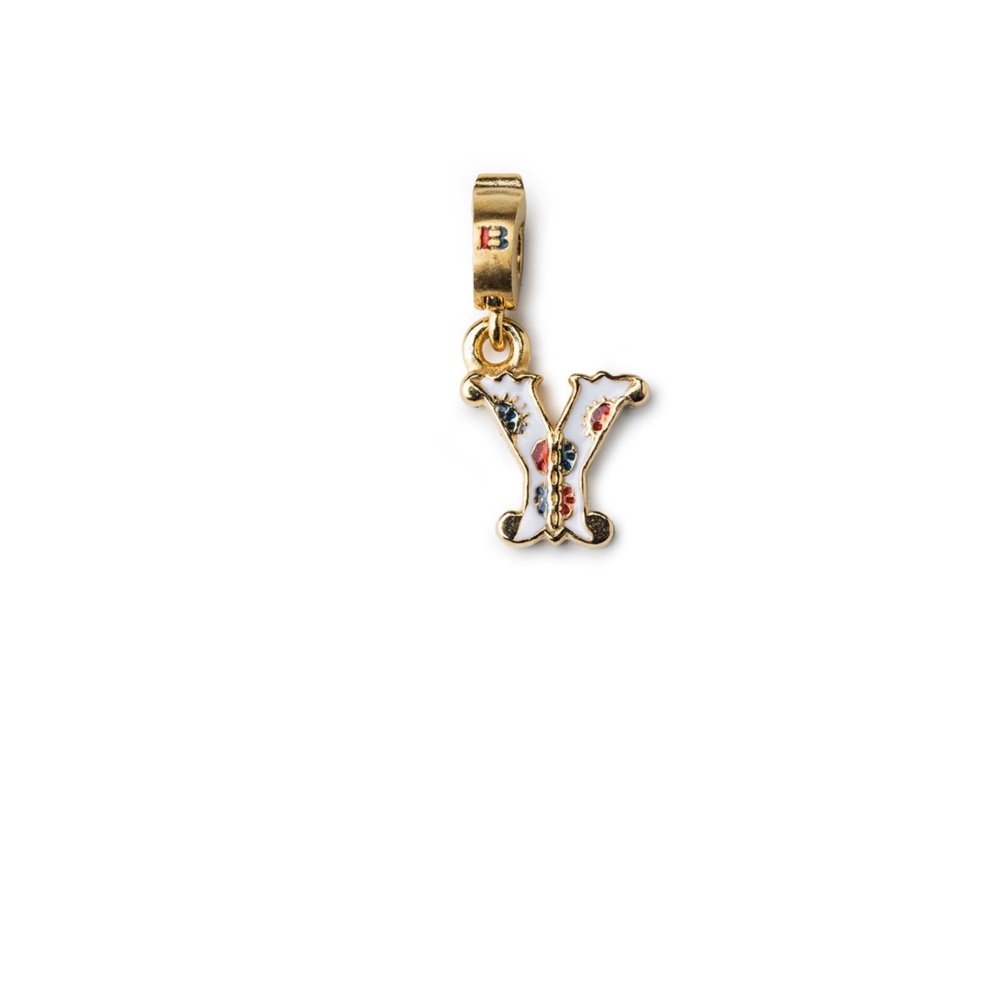 Ciondolo Personalizzato Con Iniziale In Oro E Pietre Colorate, Collana Regolabile Da Donna In Acciaio Inox - 2