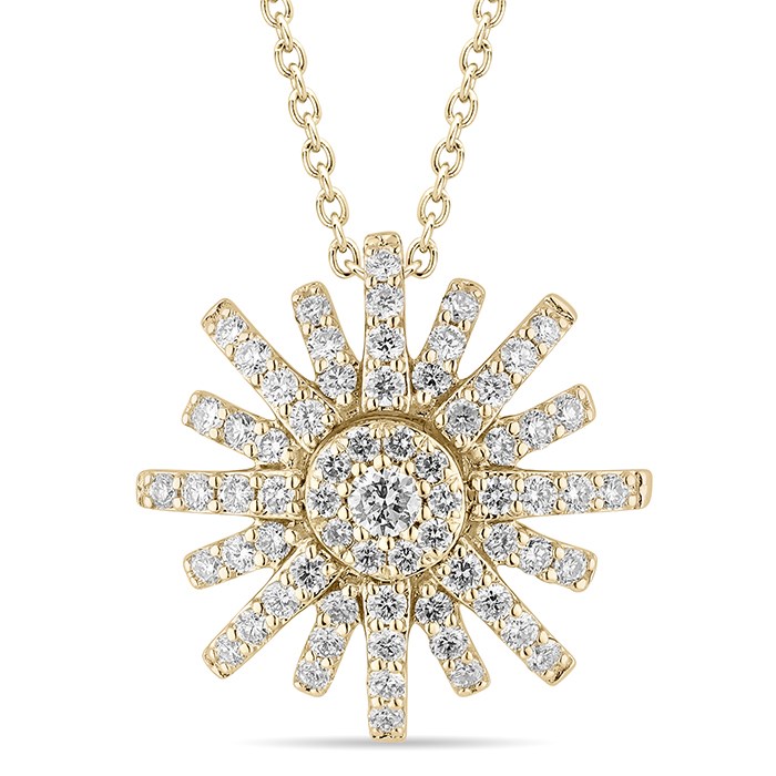PAVOI Collana Con Ciondolo A Cuore In Argento 925 Placcato Oro 14K E Zirconia – Slider Regolabile, Sostenibile