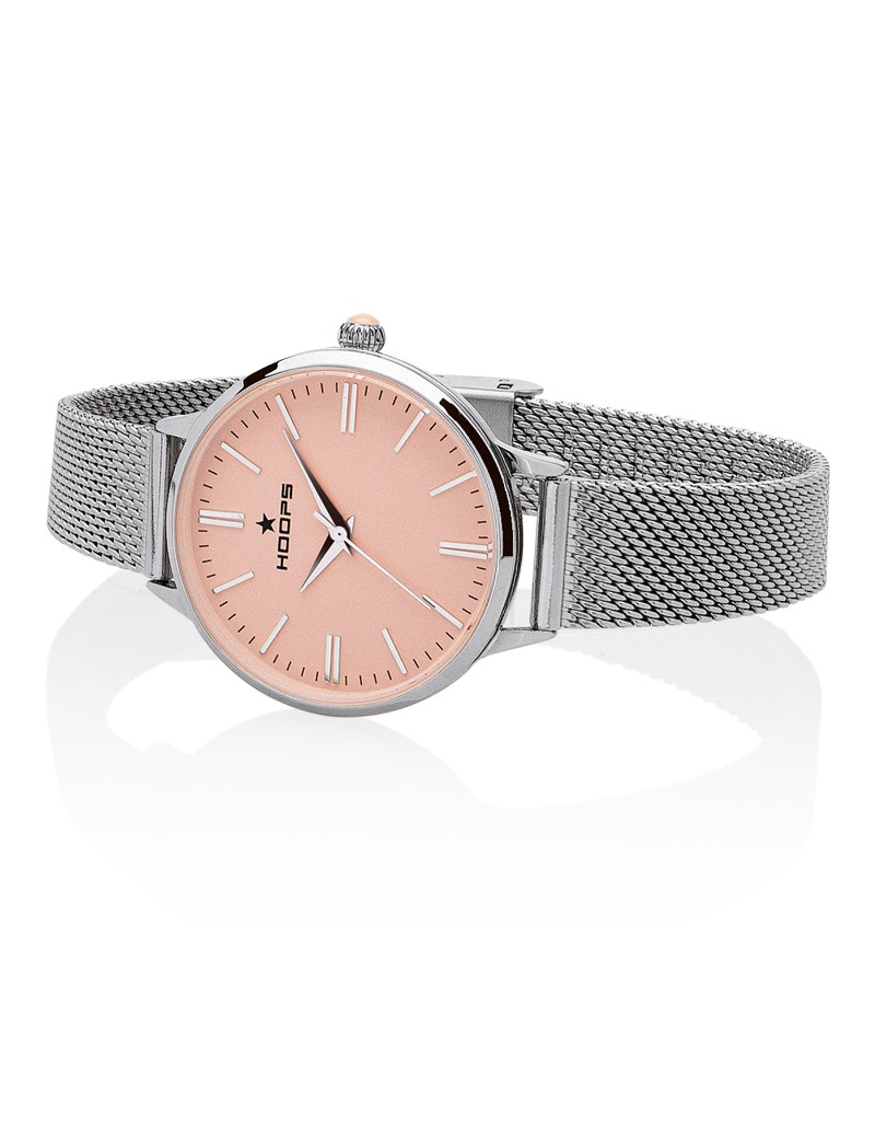 Orologio Quarzo HOOPS Classic maglia milanese 2610ls03 Acciaio Donna