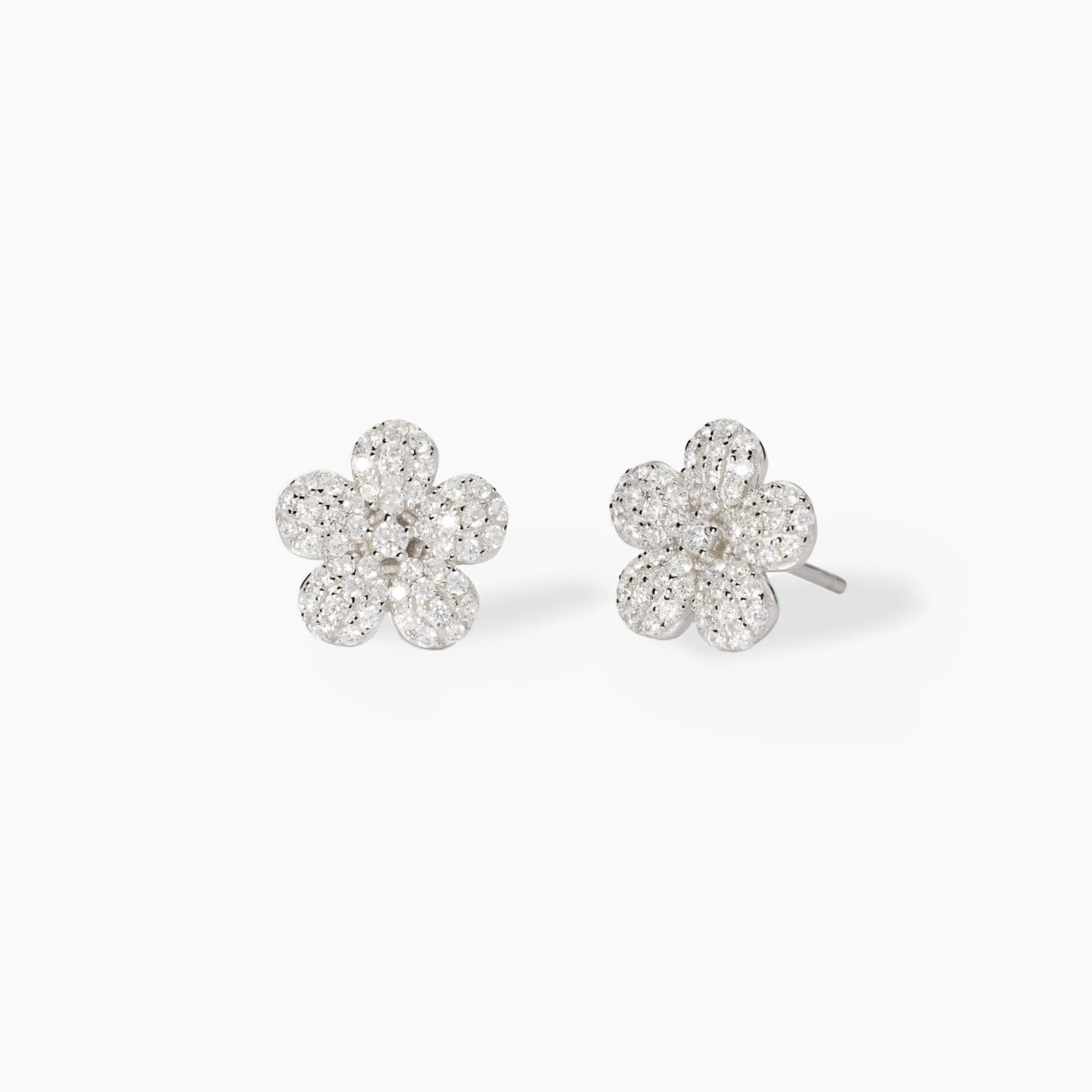Nenalina Orecchini A Lobo Per Donna In Argento Con Zirconia, Modello 224056-091