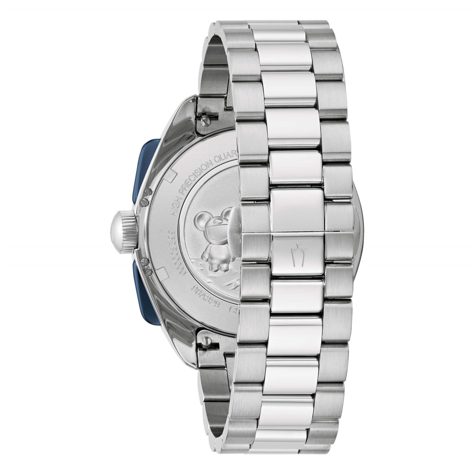Bulova Maquina Orologio Uomo Cronografo, Movimento Al Quarzo Giapponese, Cinturino In Silicone Nero, Cassa In Acciaio Ionico Nero, Vetro Zaffiro, 100m