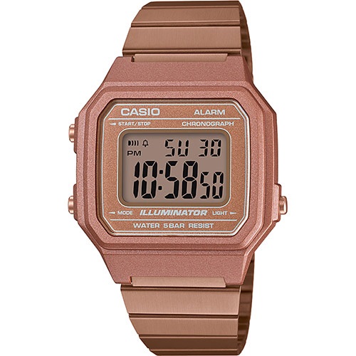Orologio Quarzo CASIO Collection b650w B650wc-5aef Acciaio 41 mm Cronografo  Uomo