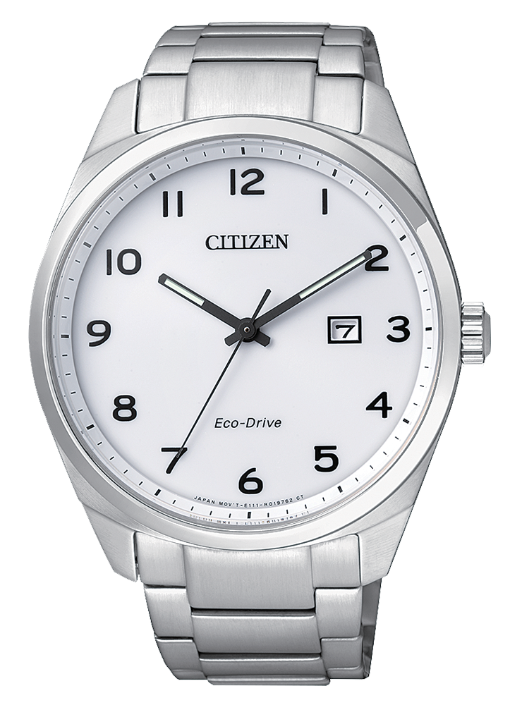 Orologio Eco drive CITIZEN Metropolitan Bm7320-87a Acciaio 40 mm Uomo
