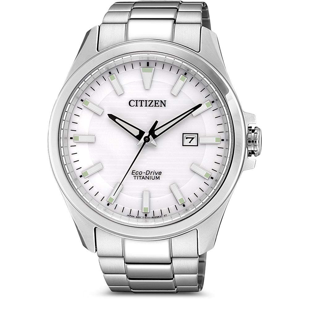 Orologio Eco drive CITIZEN Super titanium Bm7470-84a Titanio 43 mm Uomo