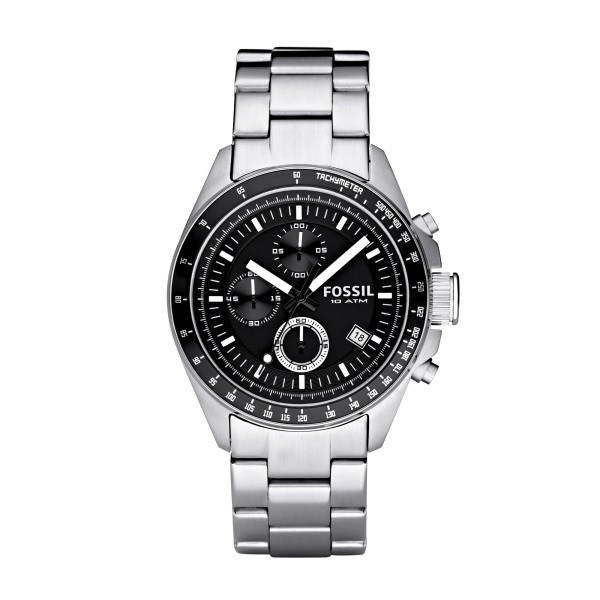 Orologio Quarzo FOSSIL Decker Ch2600ie Acciaio 44 mm Uomo