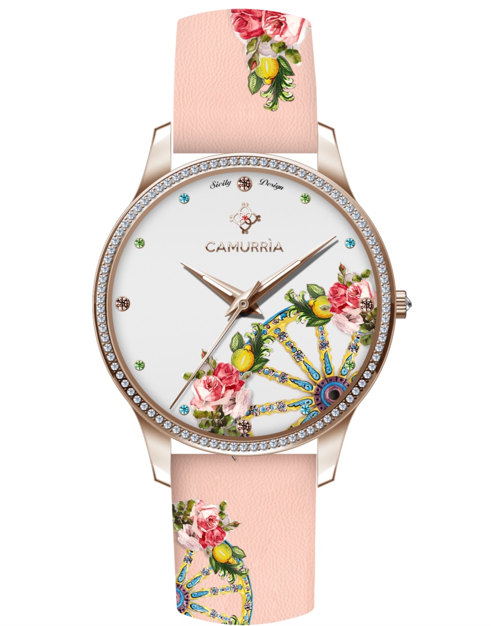 Orologio Quarzo CAMURRIA A rosa Metallo 37 mm Donna