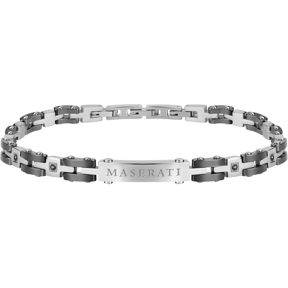 Bracciale MASERATI J Jm219aqh11 Acciaio Ceramica Uomo