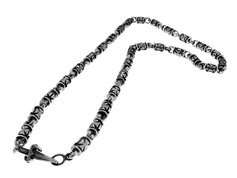 Catena 45 Cm Forzatina A Maglie Piatte Argento 925 | Vendita Online Su - Foto 4