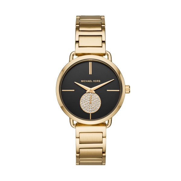 Orologio Quarzo Michael kors Portia Mk3788 Acciaio dorato 37 mm Donna
