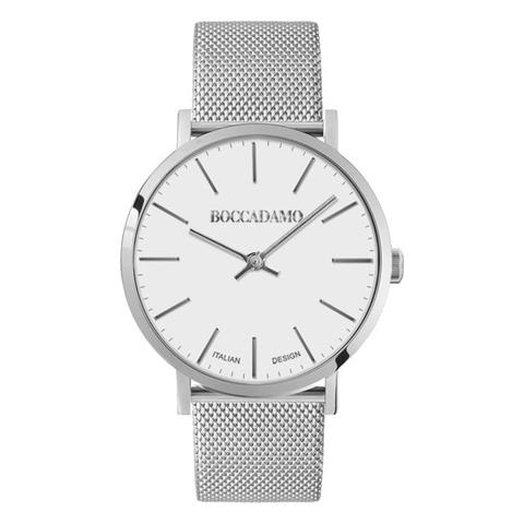 Orologio Quarzo Boccadamo Mya time My015a Acciaio 37 mm Uomo
