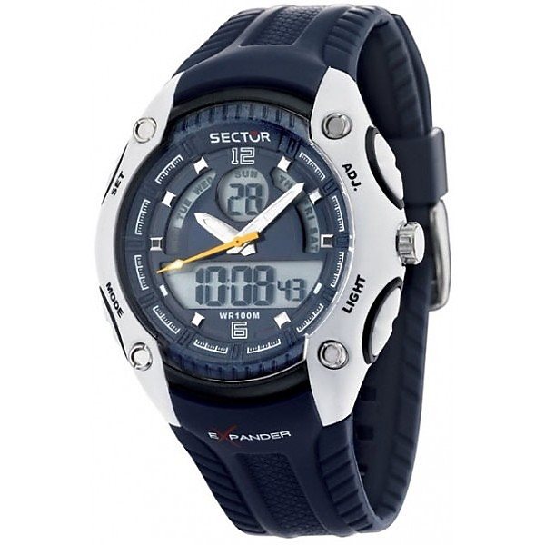 Orologio Analogico/digitale Sector Street R3251574005 Alluminio 40 mm Multi  time Uomo