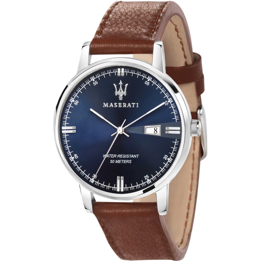 Orologio Quarzo Maserati Eleganza R8851130003 Acciaio 42 mm Uomo