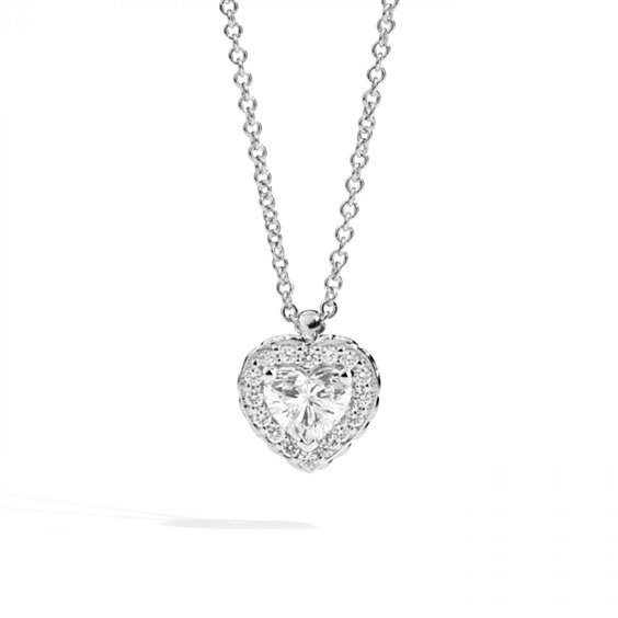 Collana Con Ciondolo Doppio Cuore ALOV In Argento Sterling - Regalo Per Fidanzata, Compleanno, San Valentino - "My Dear Girl Love Hold Our Heart Together"