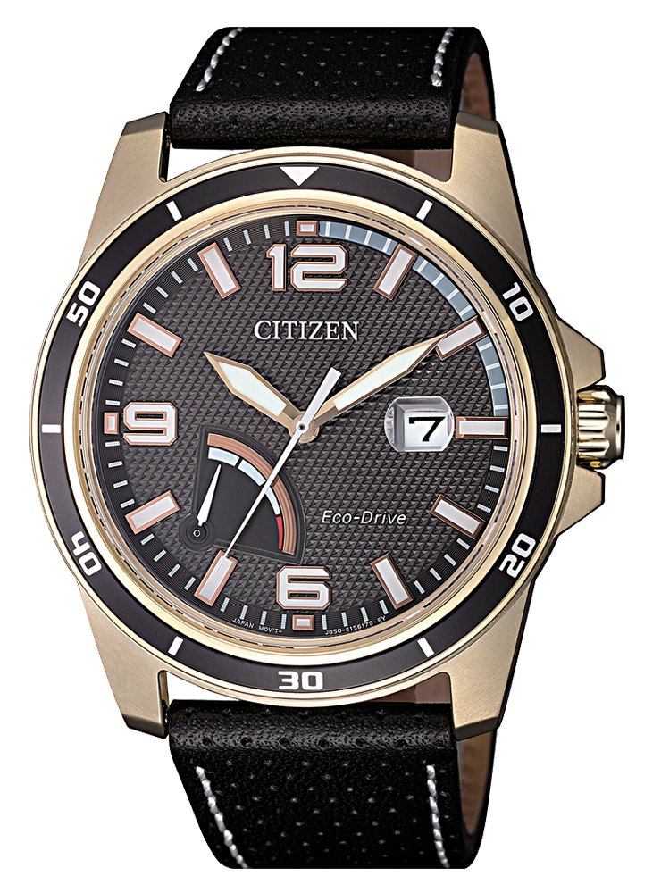 Orologio Eco drive CITIZEN Marine Aw7033-16h Acciaio rosa 41 mm Uomo