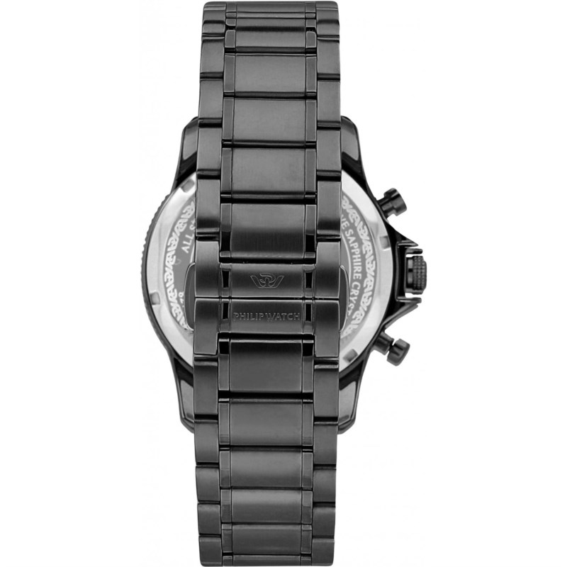 Orologio Quarzo PHILIP WATCH Grand reef R8273614001 Acciaio nero 42 mm Uomo