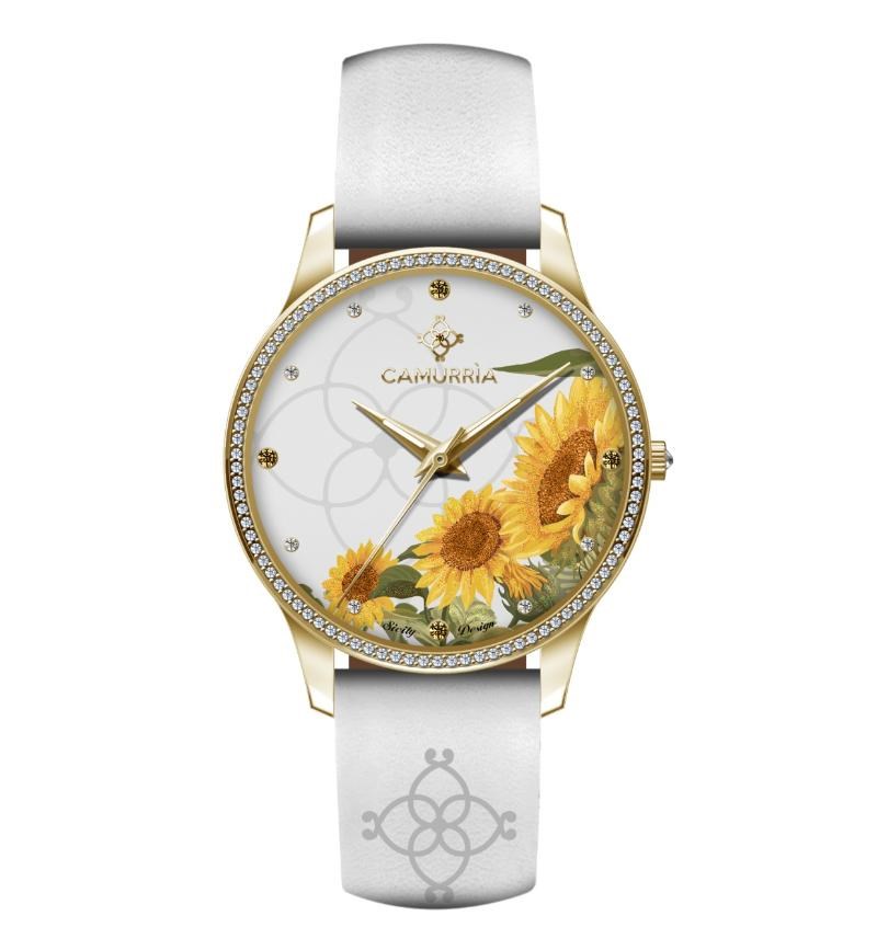 Orologio Quarzo CAMURRIA Suli di sicilia Cw37gp1 Metallo 37 mm Donna