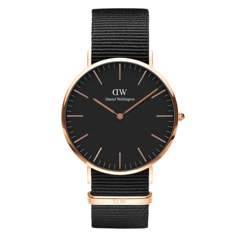 Orologio Quarzo DANIEL WELLINGTON Cornwall Dw00100148 Acciaio rosa 40 mm  Uomo