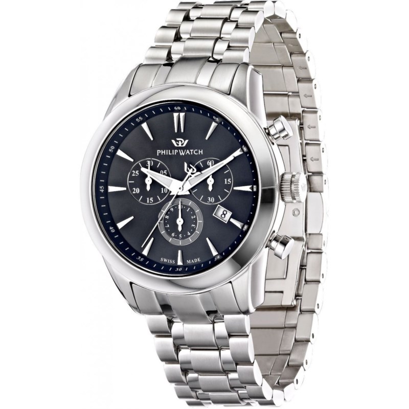 Orologio Quarzo PHILIP WATCH Blaze R8273996002 Acciaio 44 mm Uomo