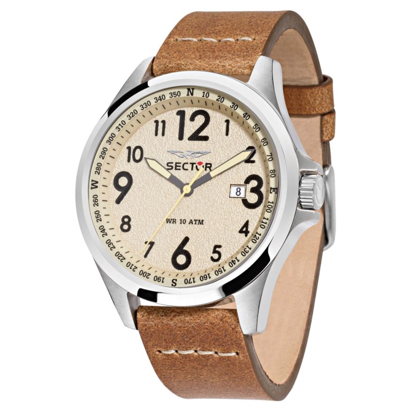 Orologio Quarzo SECTOR Collezione 180 R3251180012 Acciaio 45 mm Uomo