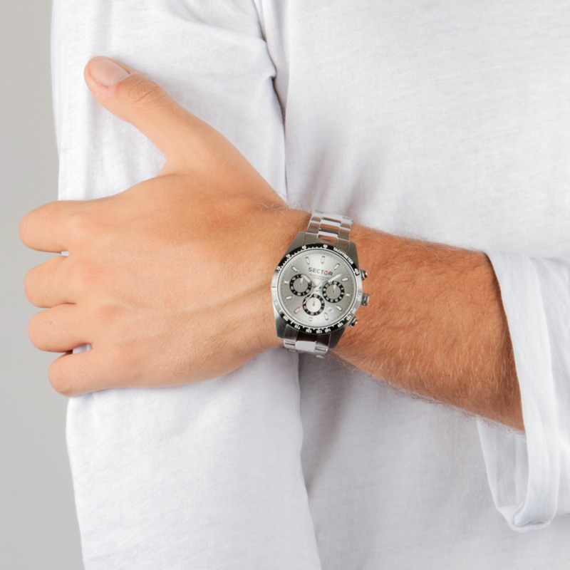 Orologio Quarzo Sector Collezione 245 R3273786005 Acciaio 41 mm Uomo