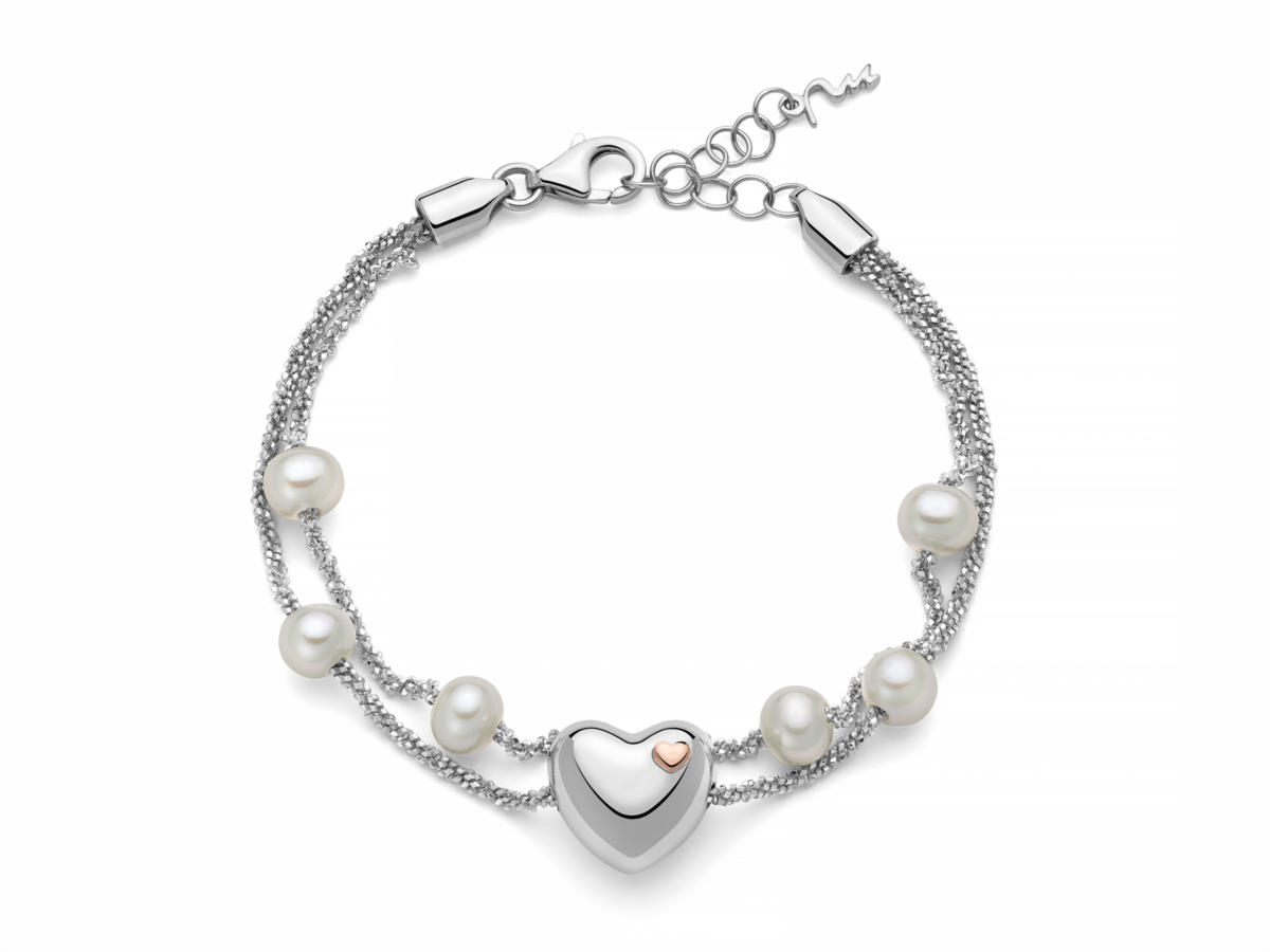 SOFIA MILANI Bracciale Donna In Argento 925 Con Ciondolo Luna – Placcato Rodio, Anallergico, In Confezione Regalo