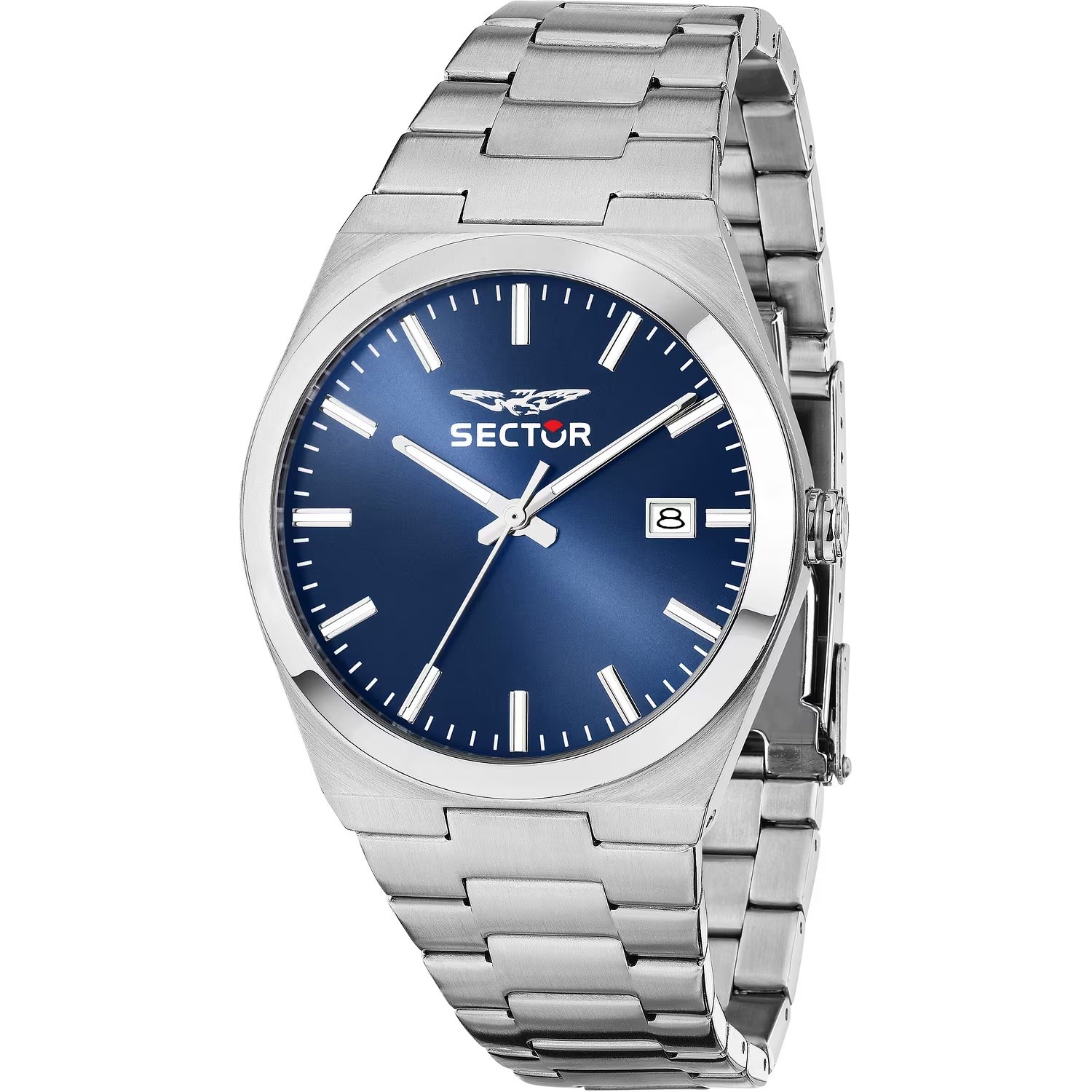 SUPBRO Orologio Da Uomo Al Quarzo, Cassa In Acciaio Inox, Cinturino A Maglia, Impermeabile 30m, Data, 42 Mm