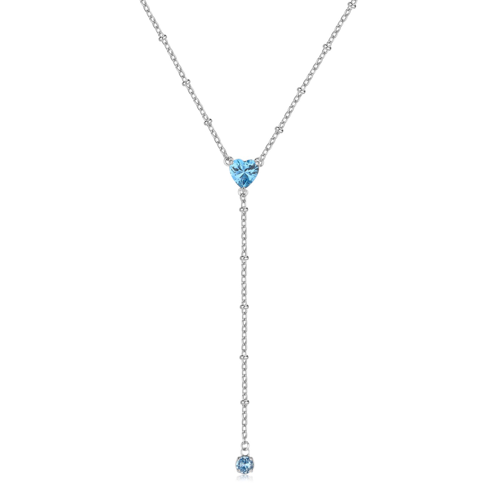 S'Agapõ Collana Girocollo Dazzly Con Croce E Cristalli Emerald - Acciaio 316L, Ipoallergenica