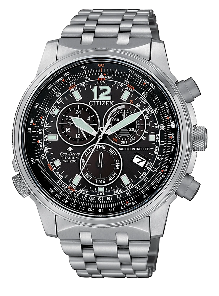 Orologio Citizen CB5850-80E pilot titanio Eco drive Uomo