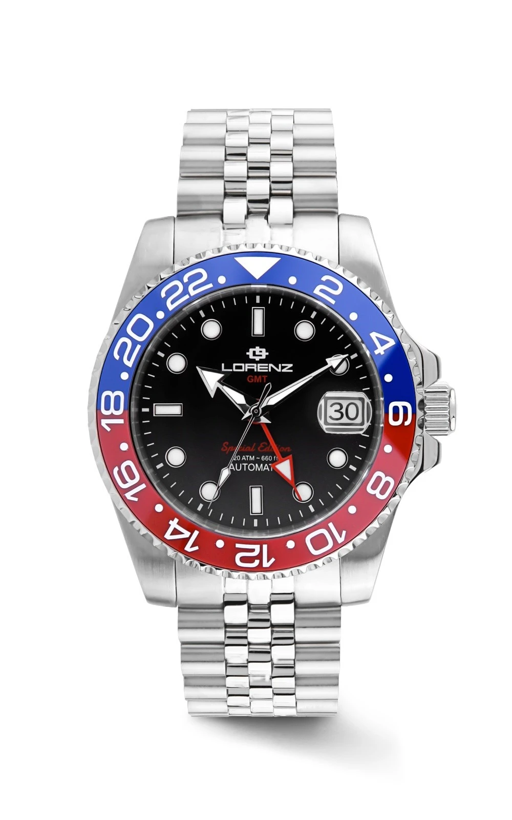 Orologio Lorenz 030257DD gmt two time zone Automatico Uomo