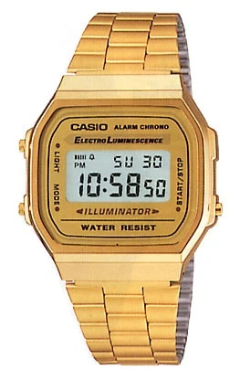Orologio Casio Vintage A168WG-9EF collection a168w Quarzo
