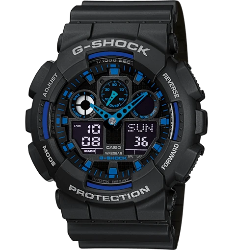 Orologio G-shock GA-100-1A2ER g-shock classic ga-100 Quarzo Uomo