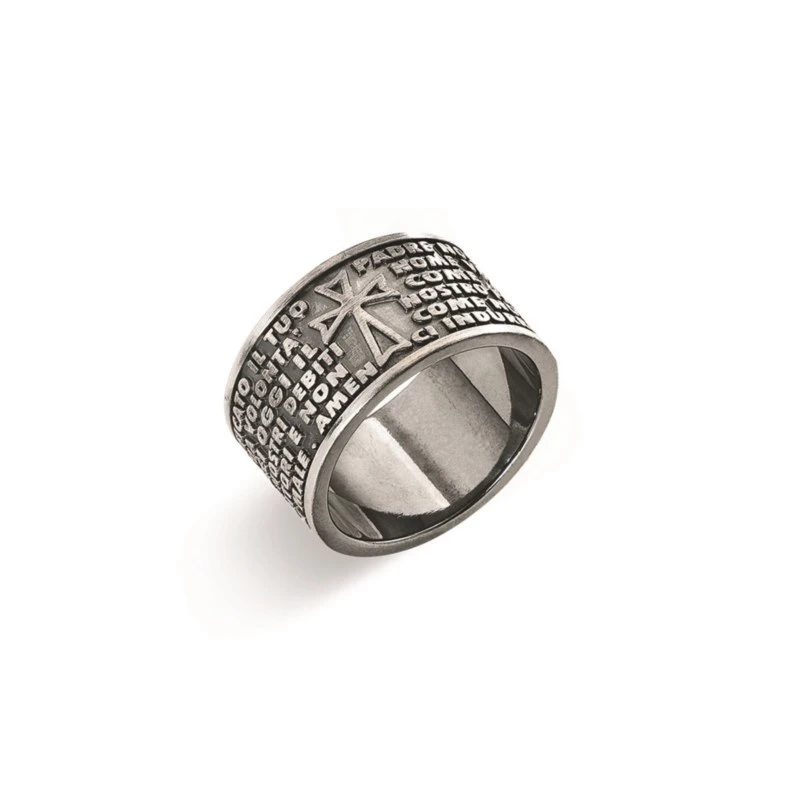 Anello Uomo Amen padre nostro anello PNB925-26