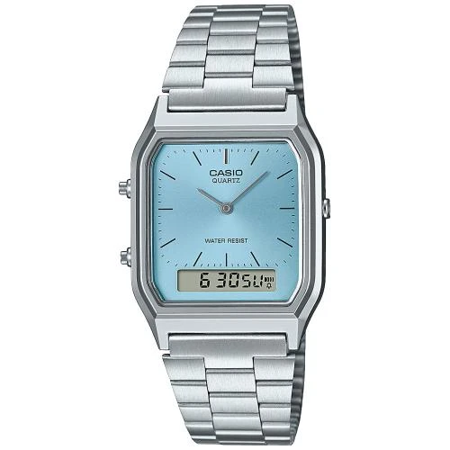 Orologio Casio Vintage AQ-230A-2A1MQYES aq-230 Quarzo