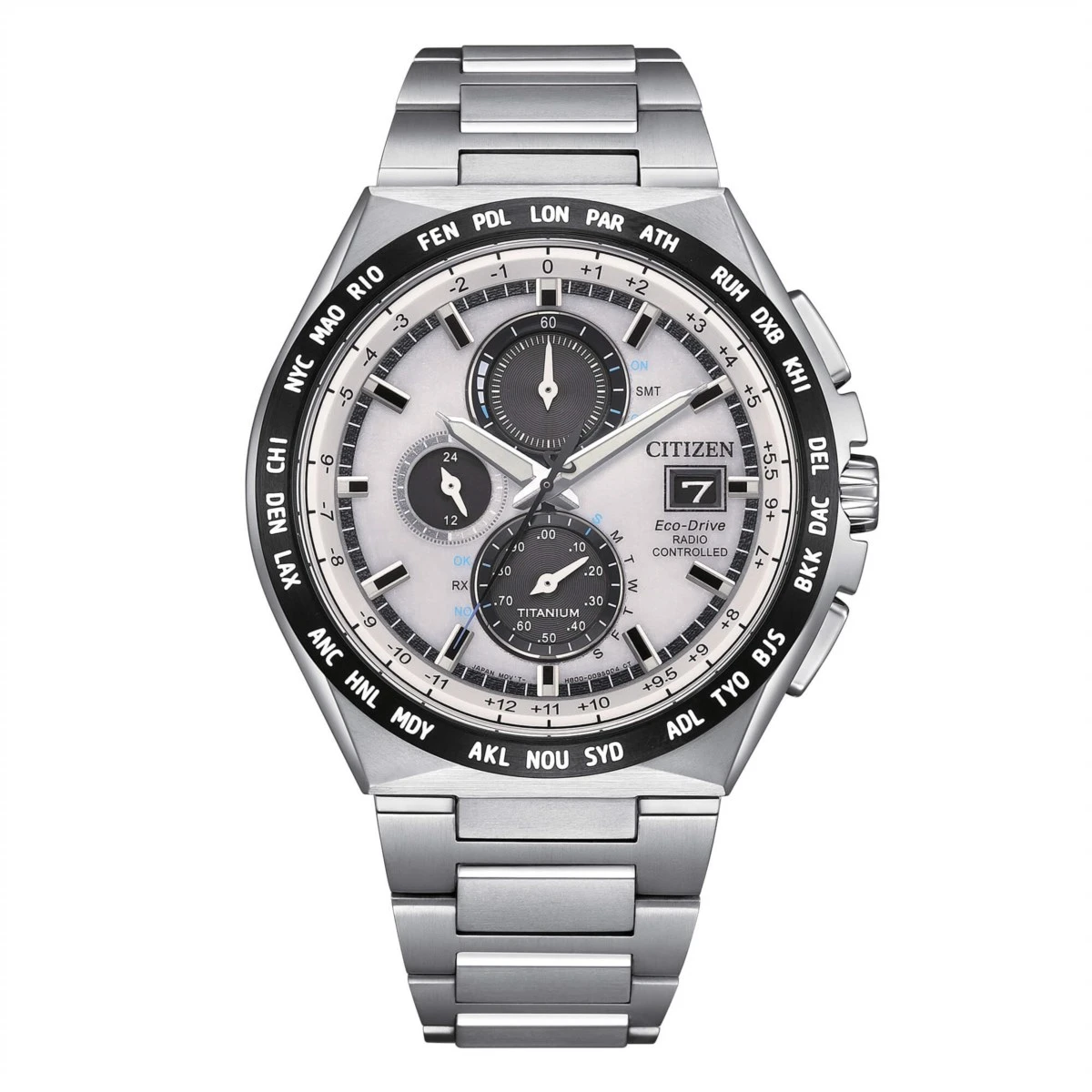 Orologio Citizen AT8238-84A super titanium chrono Eco drive Uomo