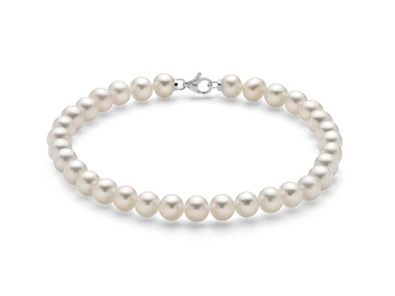 Bracciale Donna Miluna perle con chiusura PBR1675V