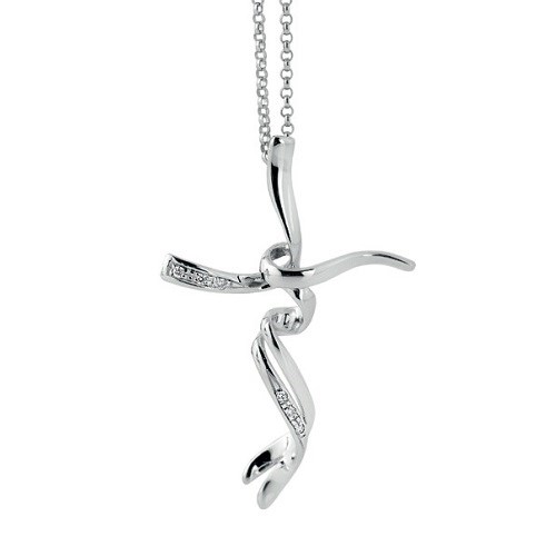 Collana con croce dfpf2635.005