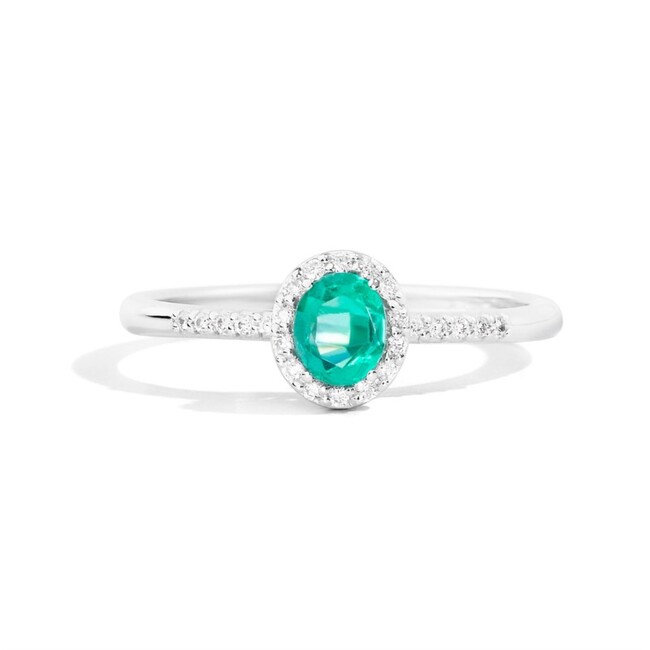 Gioiello XE 251/BSM1 ANELLO BRILLANTI E SMERALDO
