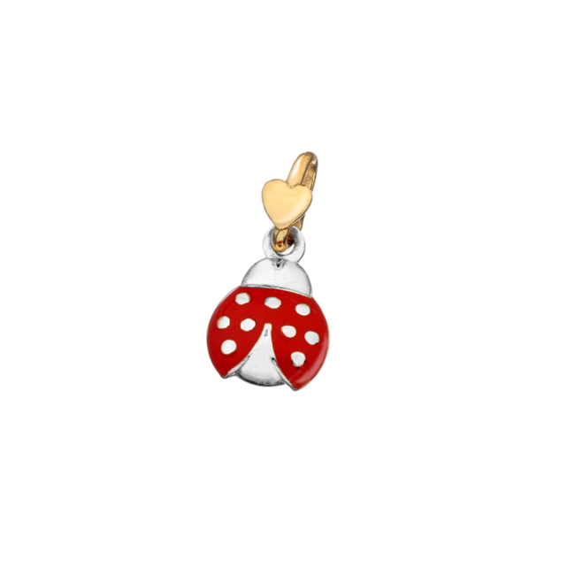 Portafortuna pf11ks.g coccinella smaltata