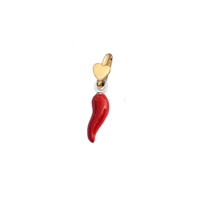 Portafortuna pf10ks.g cornetto smaltato